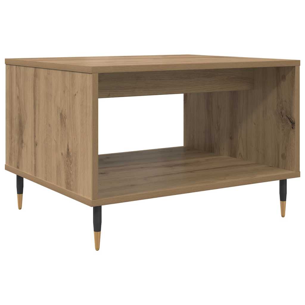 Coffee Table Artisan oak 60 x 50 x 40 cm Engineered wood