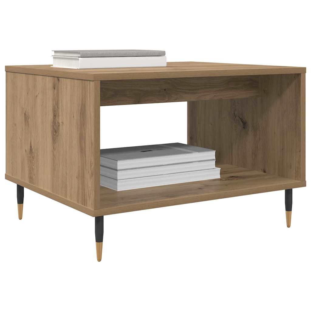 Coffee Table Artisan oak 60 x 50 x 40 cm Engineered wood