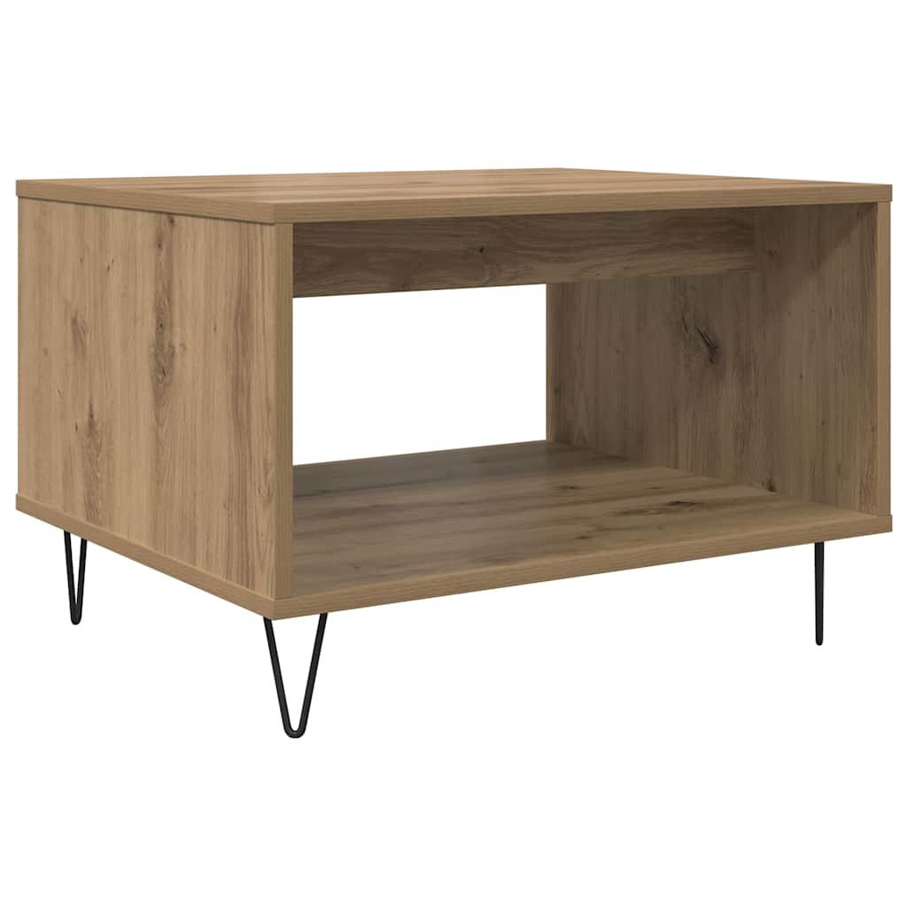 Coffee Table Artisan oak 60 x 50 x 40 cm Engineered wood