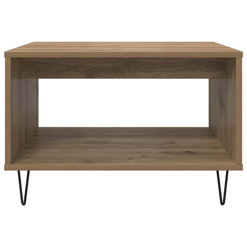 Coffee Table Artisan oak 60 x 50 x 40 cm Engineered wood