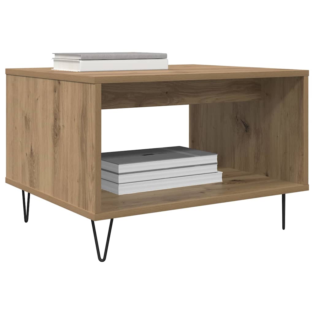 Coffee Table Artisan oak 60 x 50 x 40 cm Engineered wood