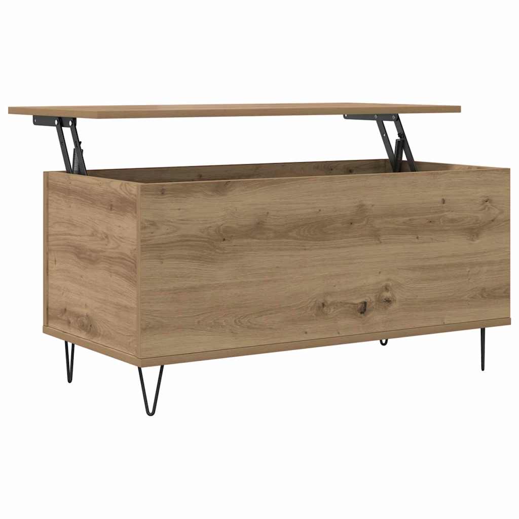 Coffee Table Artisan oak 90 x 44.5 x 45 cm Engineered wood