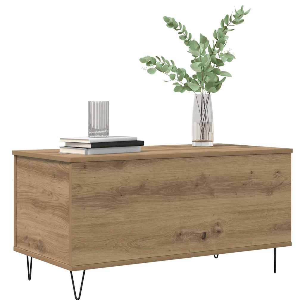 Coffee Table Artisan oak 90 x 44.5 x 45 cm Engineered wood
