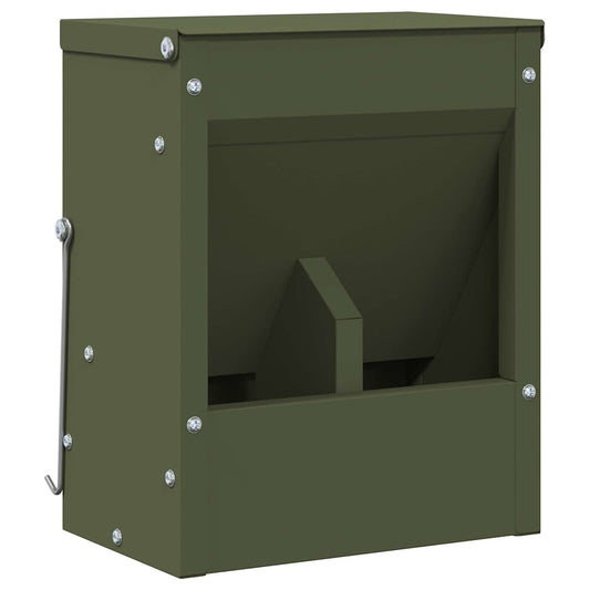 Rabbit Feeder Olive Green 20 x 12.5 x 25 cm 3 kg