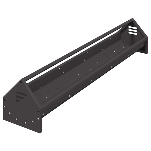 Chicken Feeding Trough Black 108 x 20.5 x 20 cm 5 kg