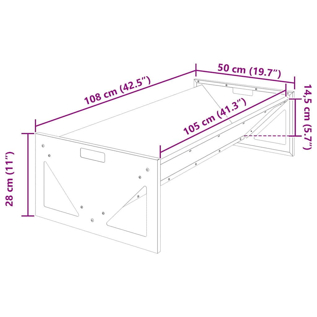 Livestock Feeding Trough Olive Green 108 x 50 x 28 cm 10 kg