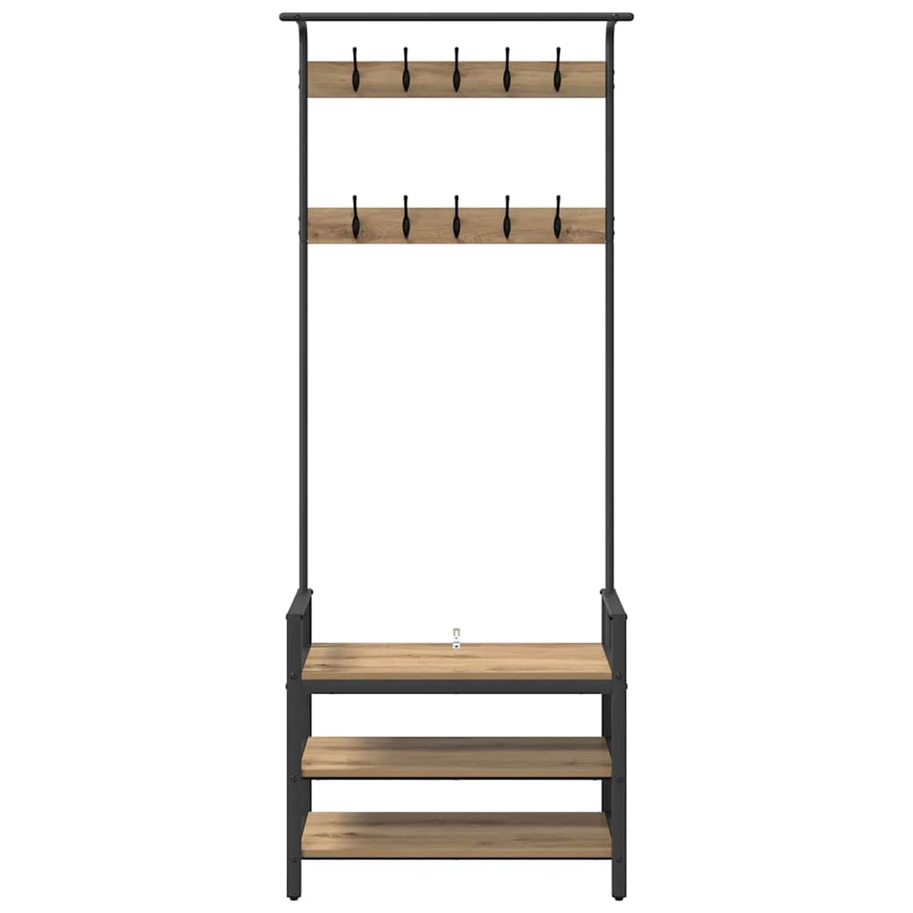 Coat Rack Other Artisan oak 75 x 34 x 184 cm Engineered wood