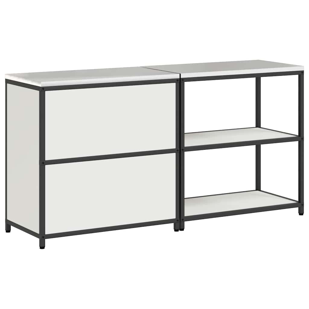 Kitchen Storage Set HATTEM 2 pcs White Cold-rolled Steel