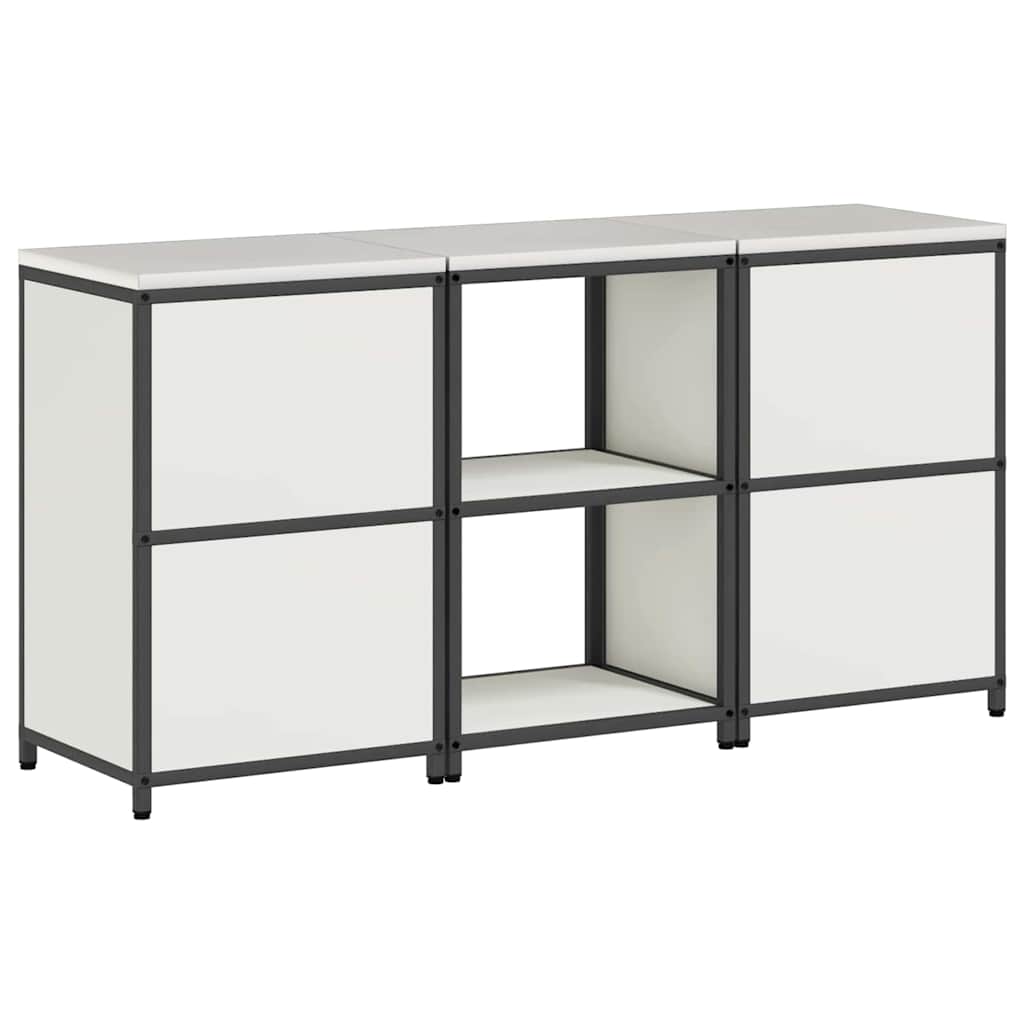 Kitchen Storage Set HATTEM 3 pcs White Cold-rolled Steel