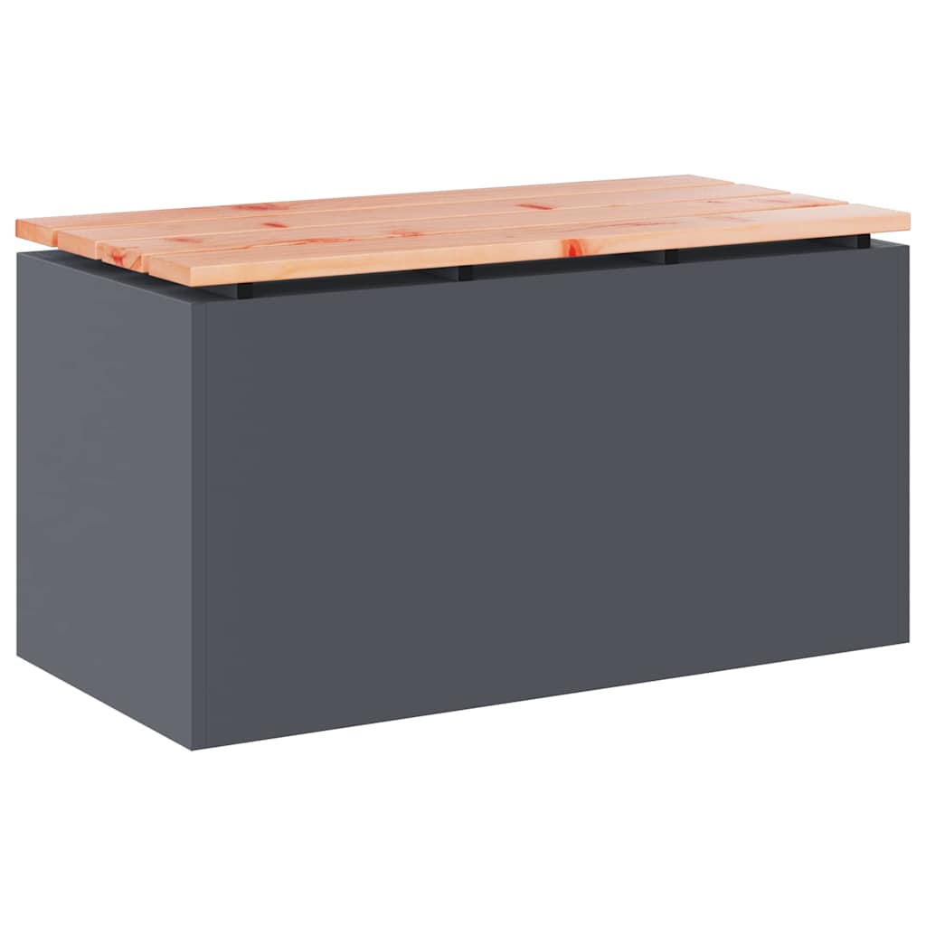 Garden Bench Anthracite 80 x 40 x43 cm Steel