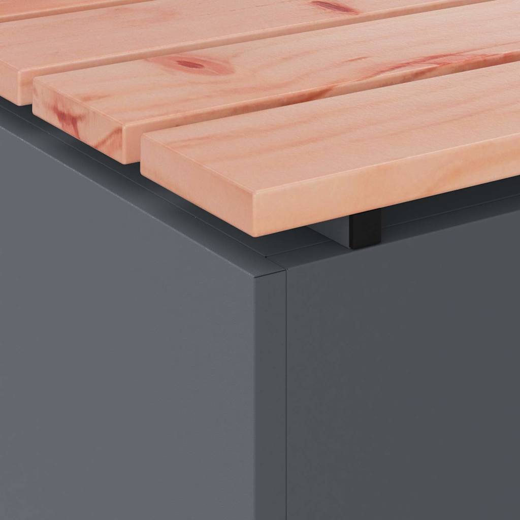 Garden Bench Anthracite 100 x 40 x 43 cm Steel