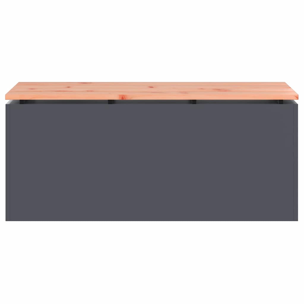Garden Bench Anthracite 100 x 40 x 43 cm Steel