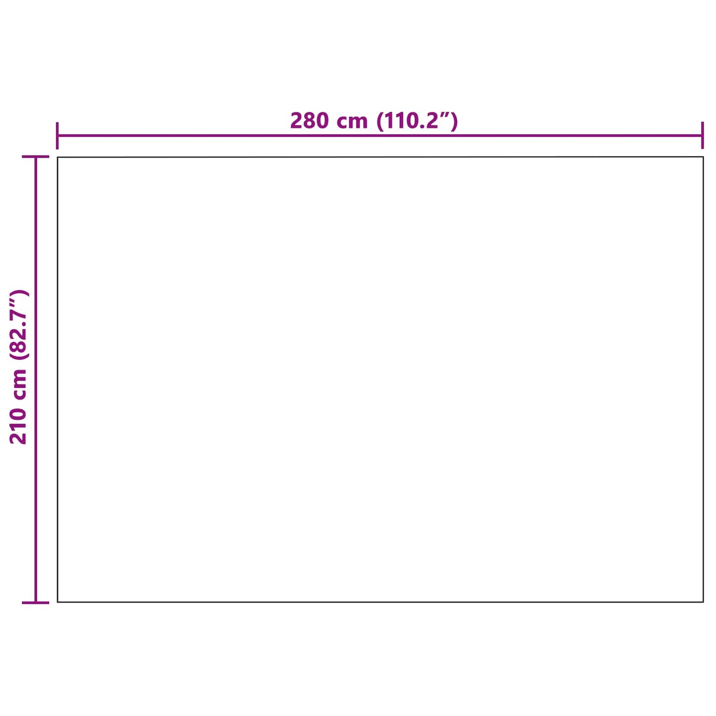 Throw Blanket Dark Grey 280 x 210 cm 0.84 kg Fleece