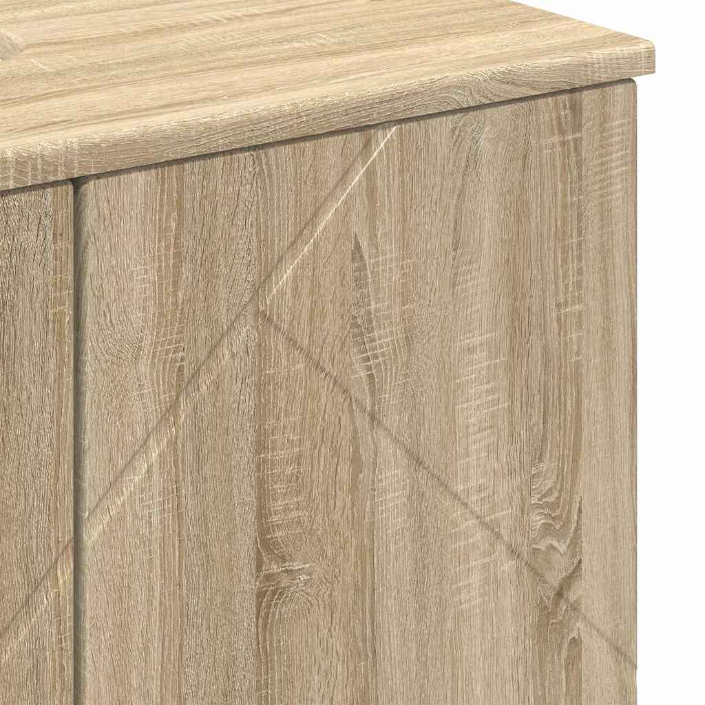Bathroom Furniture Set 3 pcs Sonoma Oak 61 x 35 x 64 cm