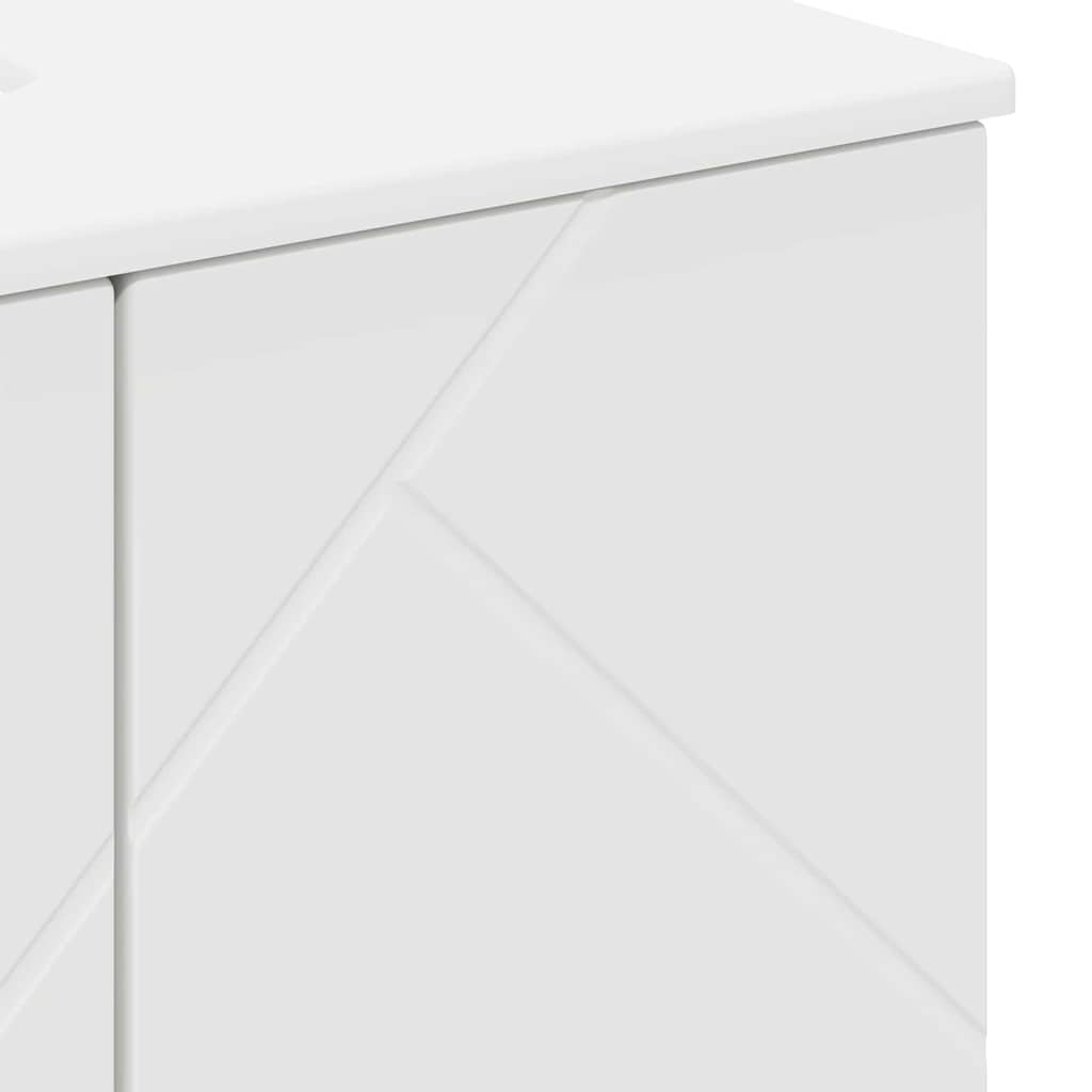 Bathroom Furniture Set 3 pcs White 61 x 35 x 64 cm