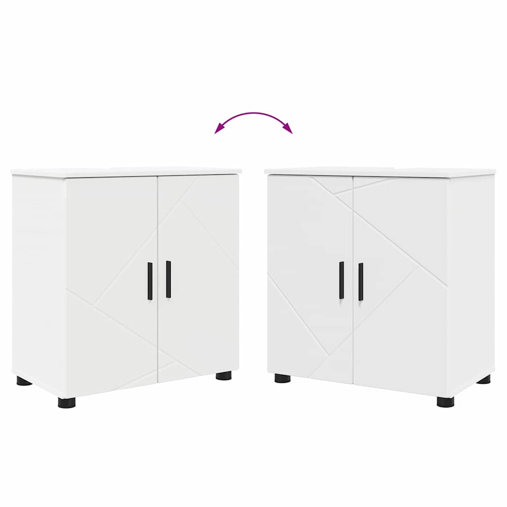 Bathroom Furniture Set 4 pcs White 61 x 35 x 64 cm