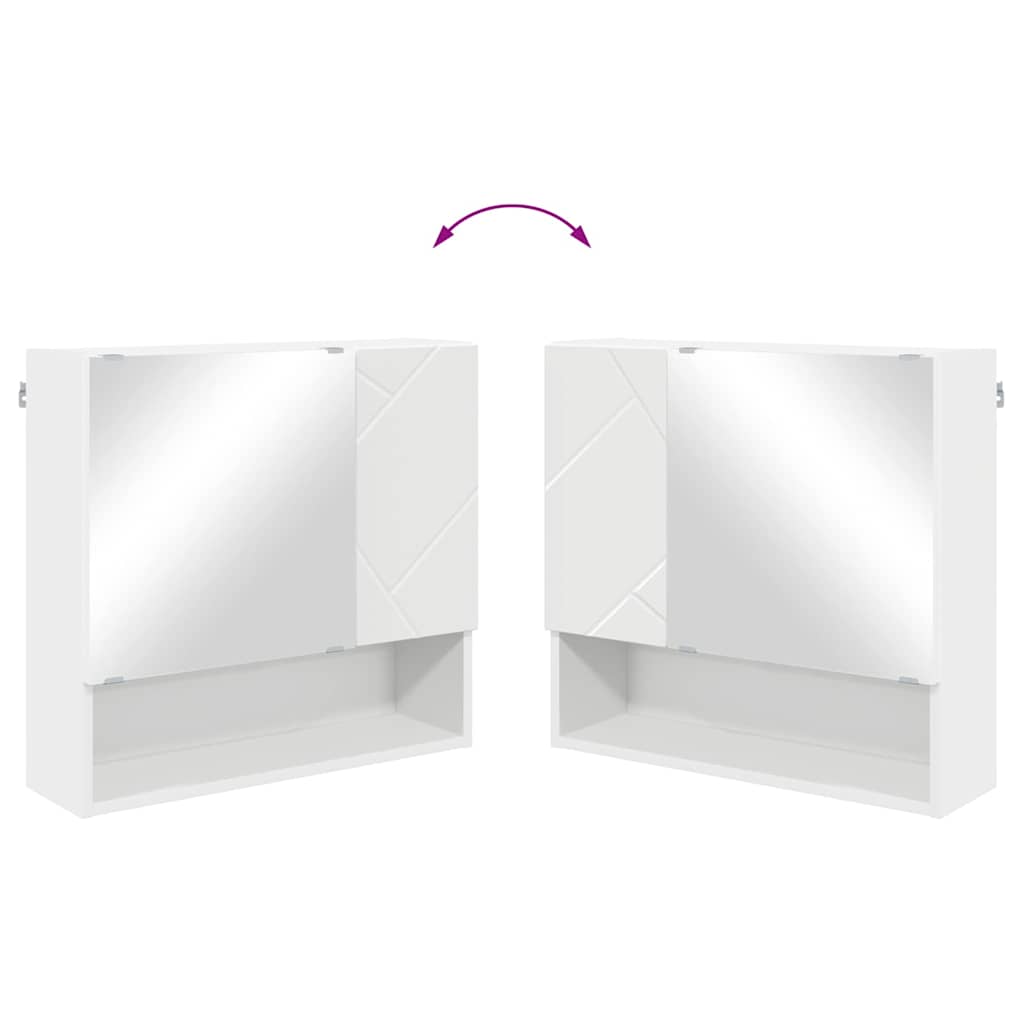 Bathroom Furniture Set 4 pcs White 61 x 35 x 64 cm