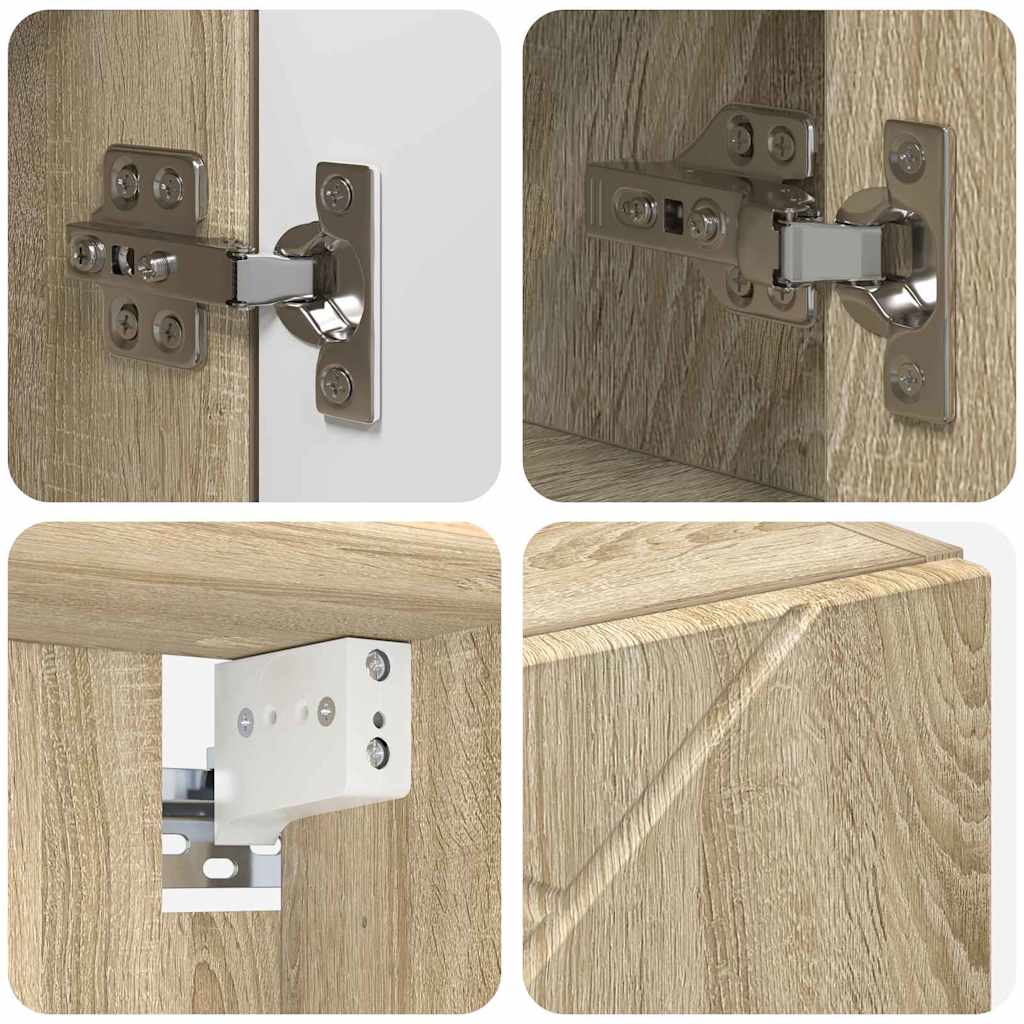 Bathroom Furniture Set 5 pcs Sonoma Oak