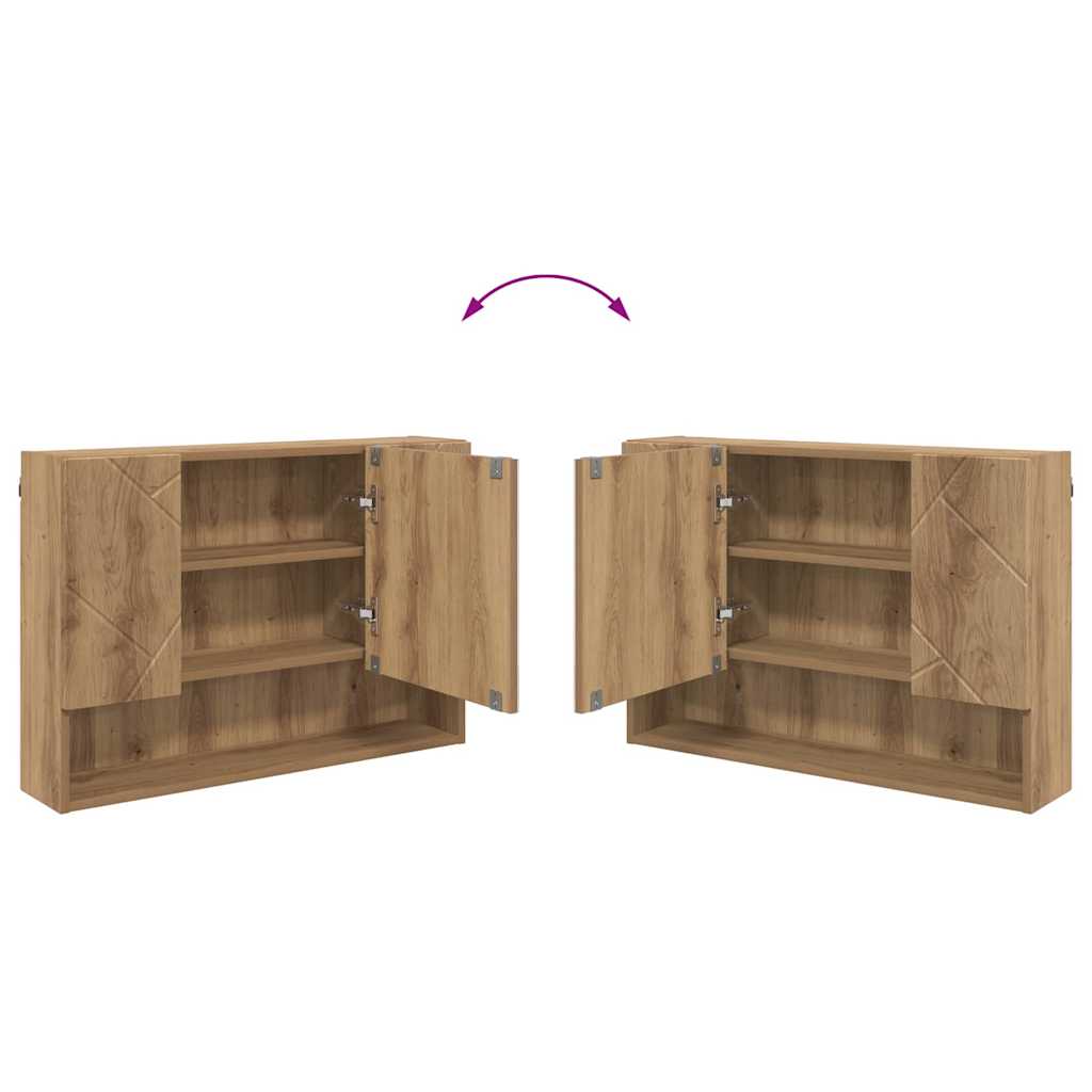 Bathroom Furniture Set 4 pcs Artisan Oak