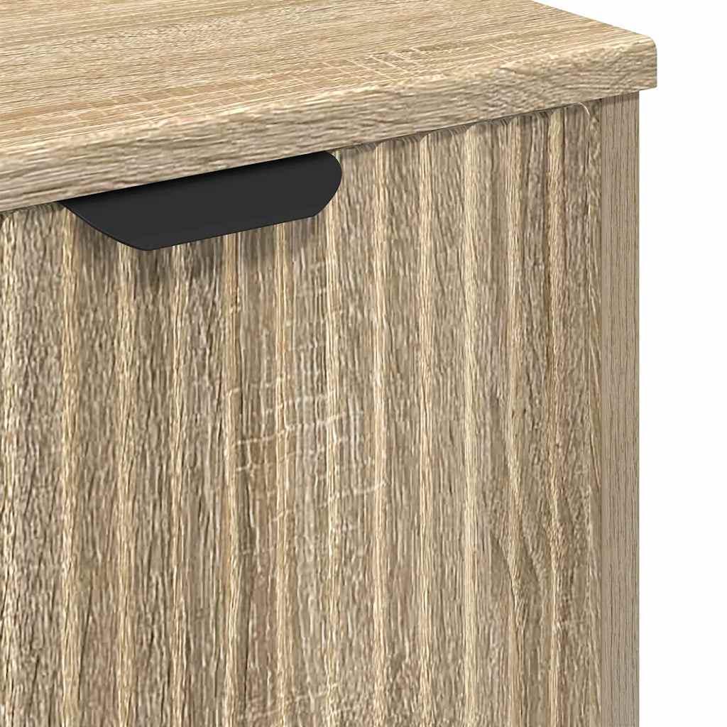 Bathroom Furniture Set 3 pcs Sonoma Oak