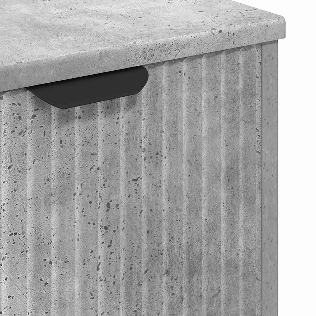 Bathroom Furniture Set 3 pcs Concrete Grey