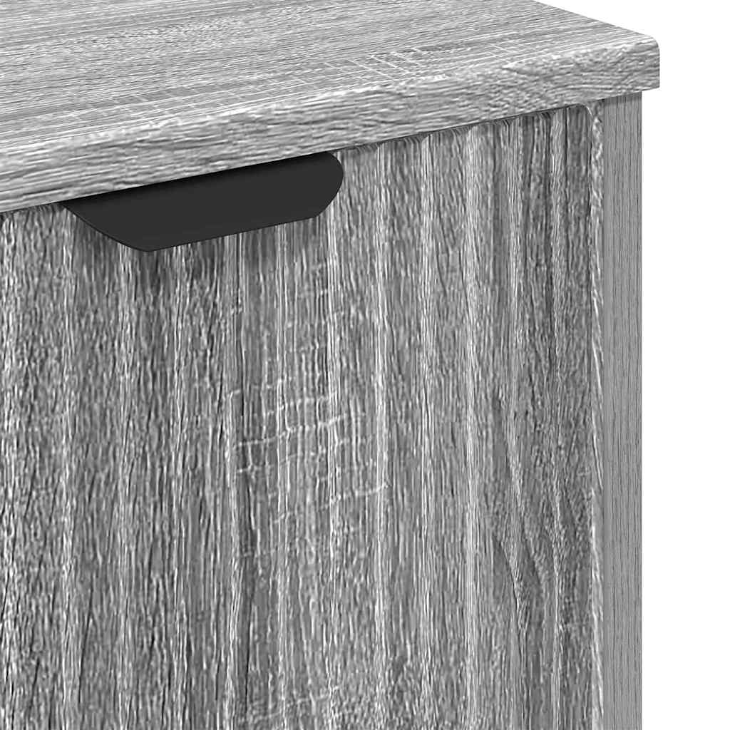 Bathroom Furniture Set 3 pcs Grey Sonoma