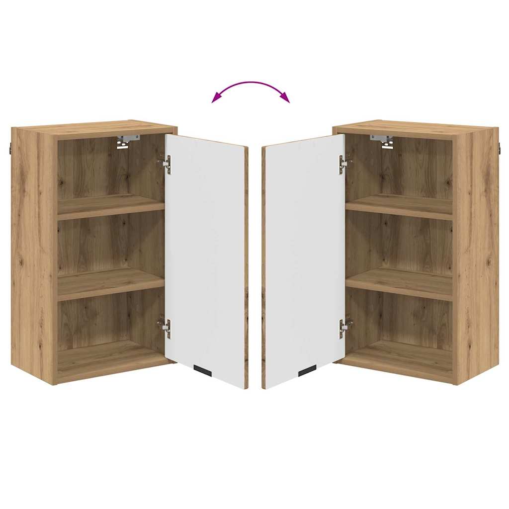 Bathroom Furniture Set 4 pcs Artisan Oak Engineered wood, Metal