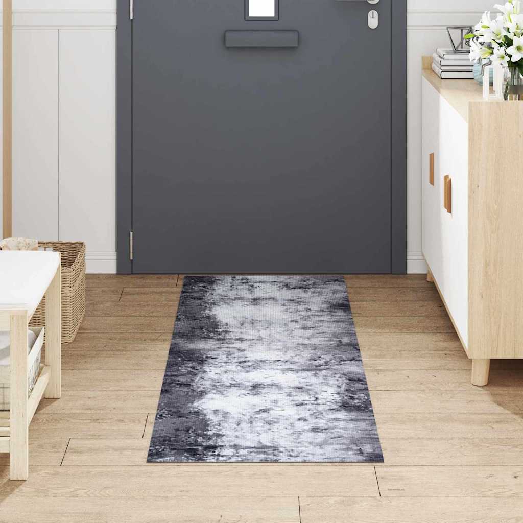 Kitchen Rug Grey 180 x 60 cm Velvet