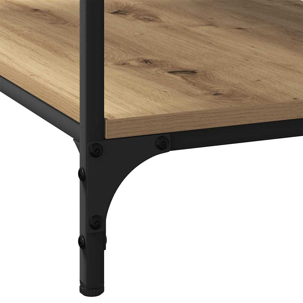 Coffee Table Artisan oak 80 x 50 x 40 cm Engineered wood