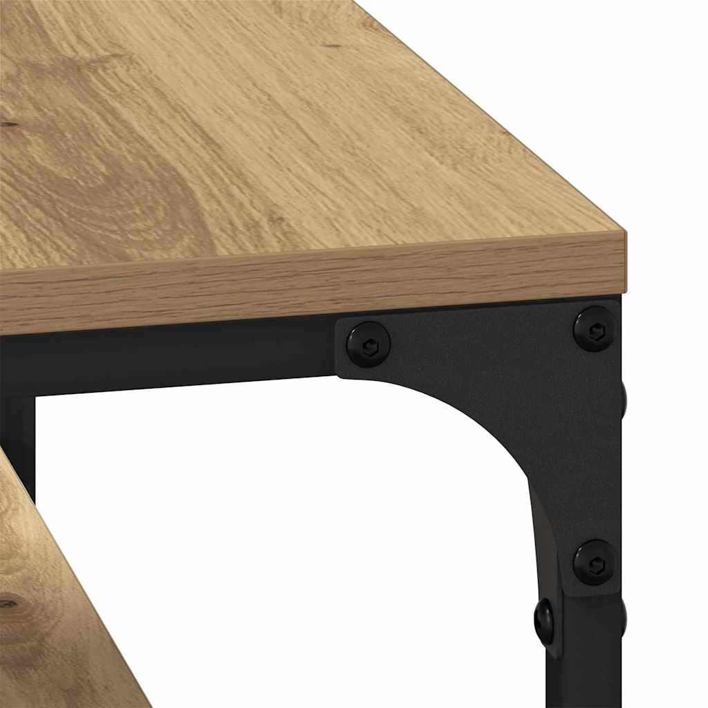Coffee Table Artisan oak 80 x 50 x 40 cm Engineered wood