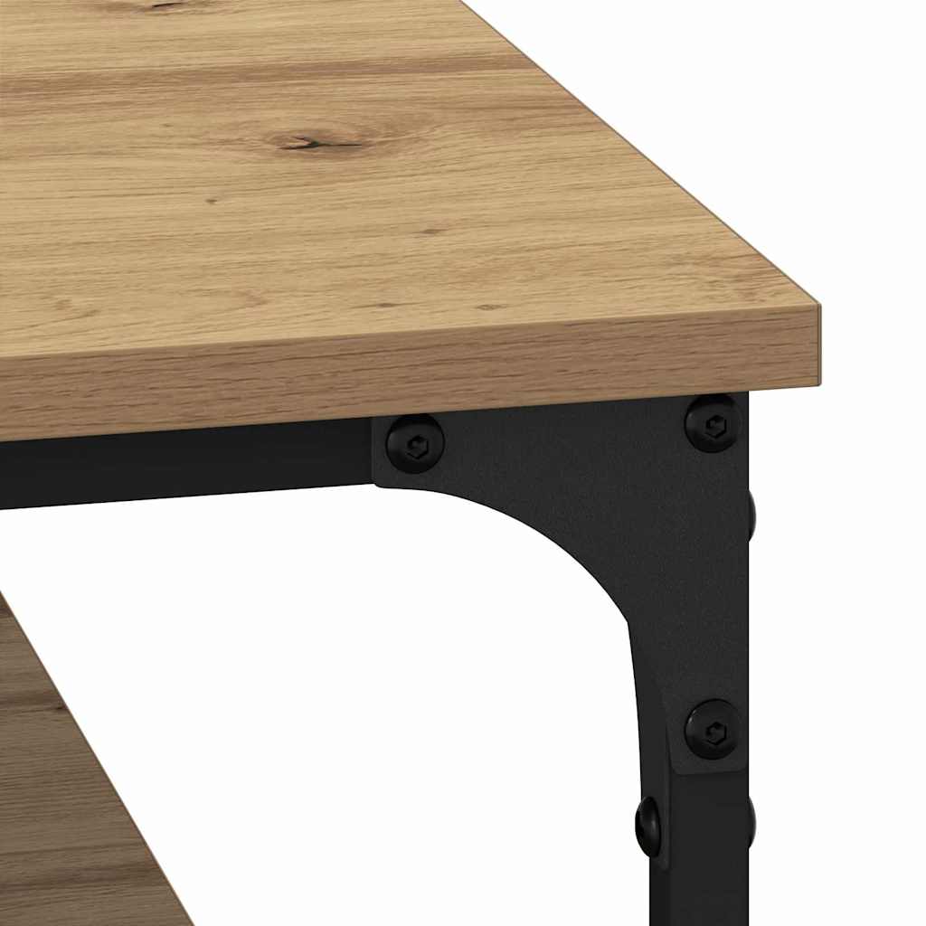Coffee Table Artisan oak 80 x 80 x 40 cm Engineered wood