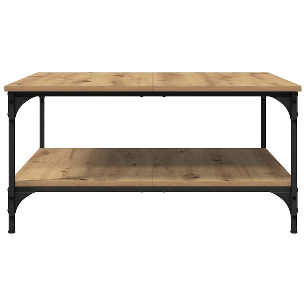 Coffee Table Artisan oak 80 x 80 x 40 cm Engineered wood