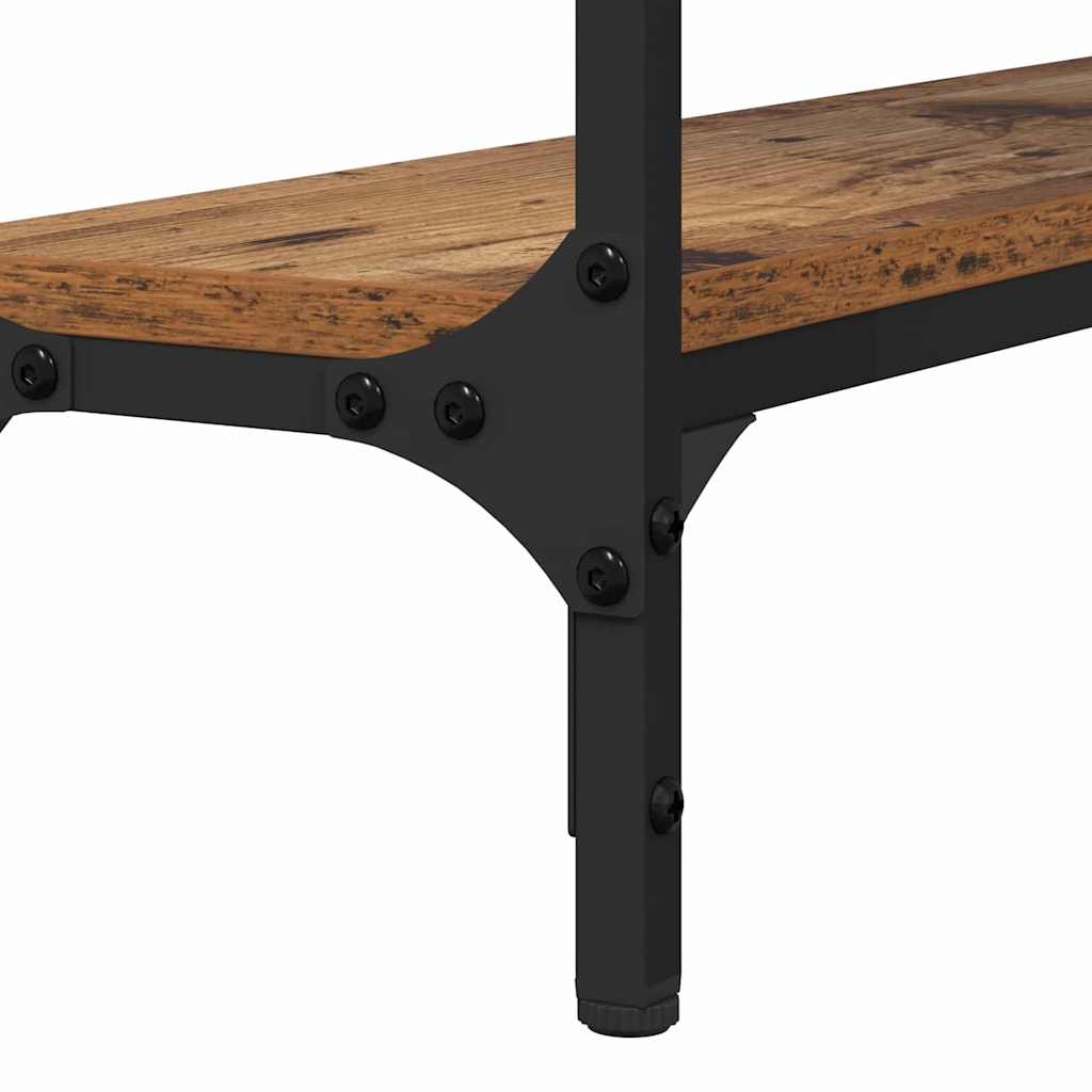 Console Table with Shelf Old wood 100 x 22.5 x 75 cm