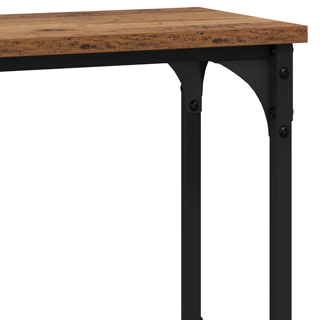 Console Table with Shelf Old wood 100 x 22.5 x 75 cm