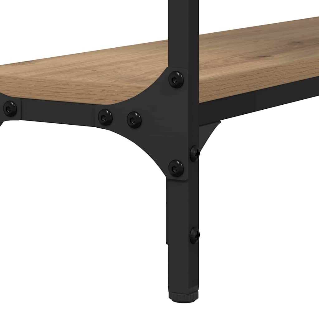 Console Table with Shelf Artisan oak 100 x 22.5 x 75 cm