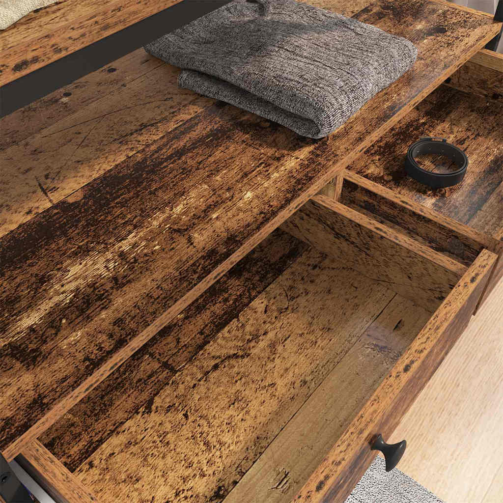 Wardrobe with Shelf Old wood 89 x 39 x 184.5 cm Engineered wood