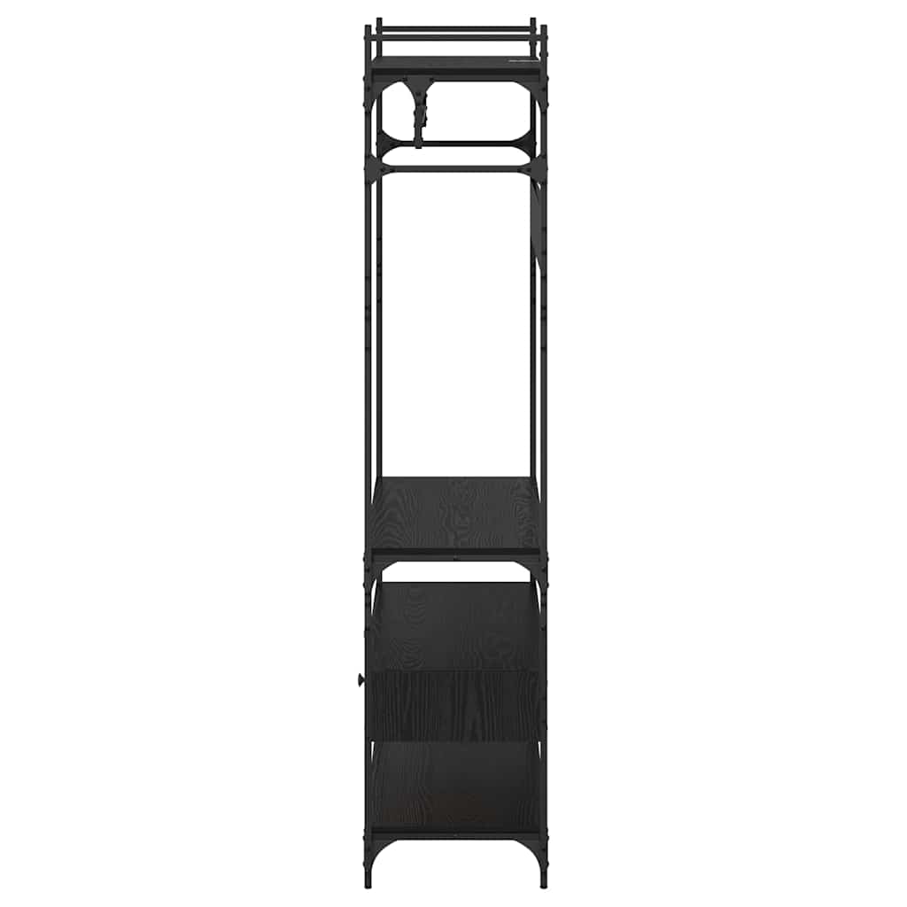 Wardrobe Black oak 89 x 39 x 184.5 cm Engineered wood