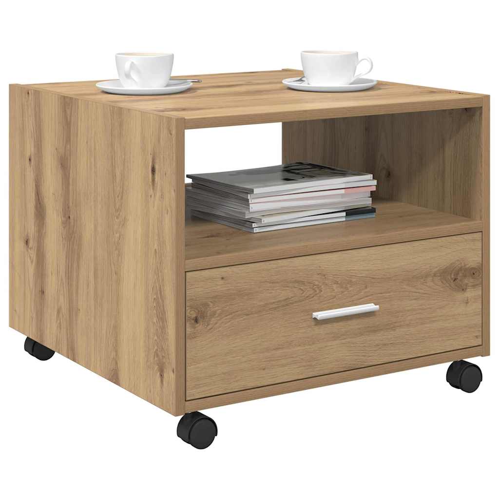 Coffee Table Artisan oak 55 x 55 x 45 cm Engineered wood