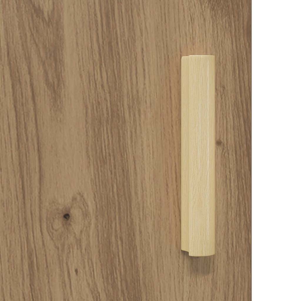 Bedside Cabinet Wall-mounted 2 pcs Artisan Oak 40 x 40 x 50 cm