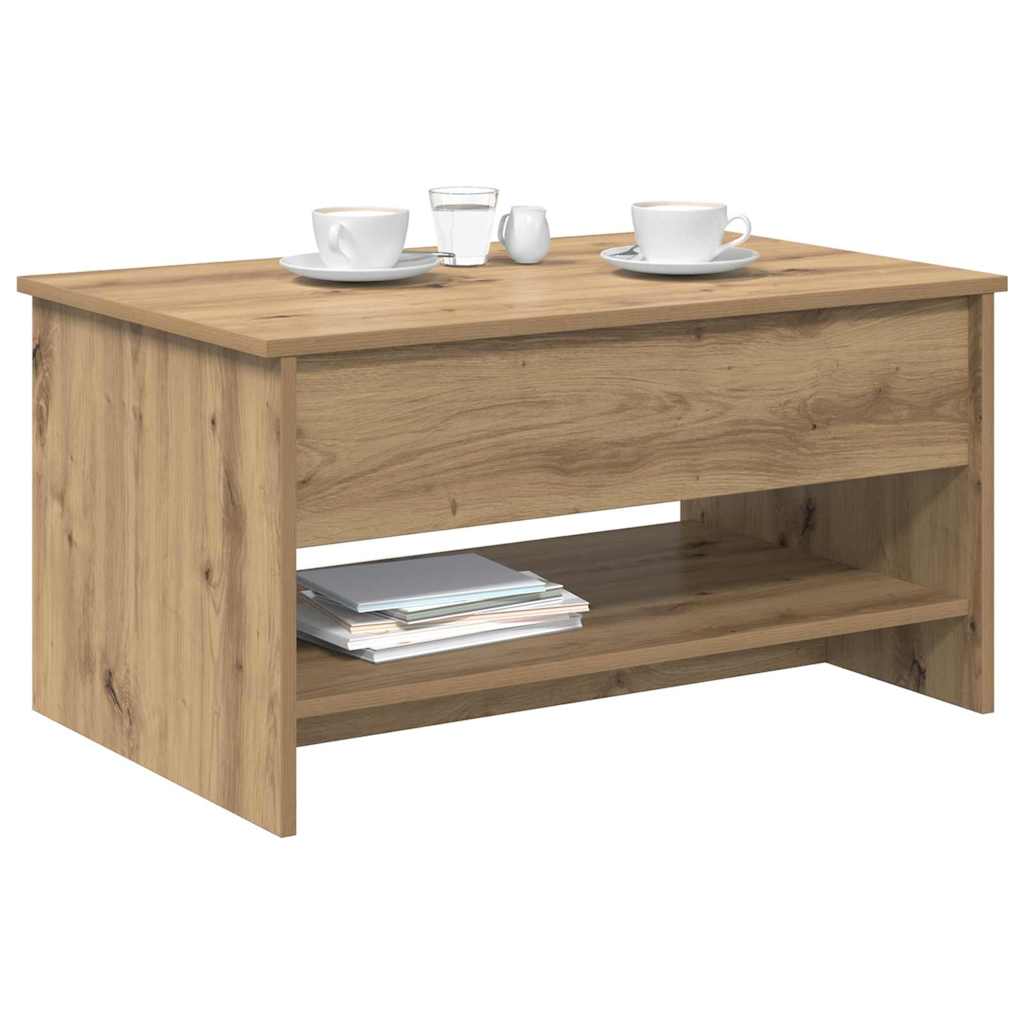 Coffee Table Artisan oak 80 x 50.5 x 41.5 cm Engineered wood