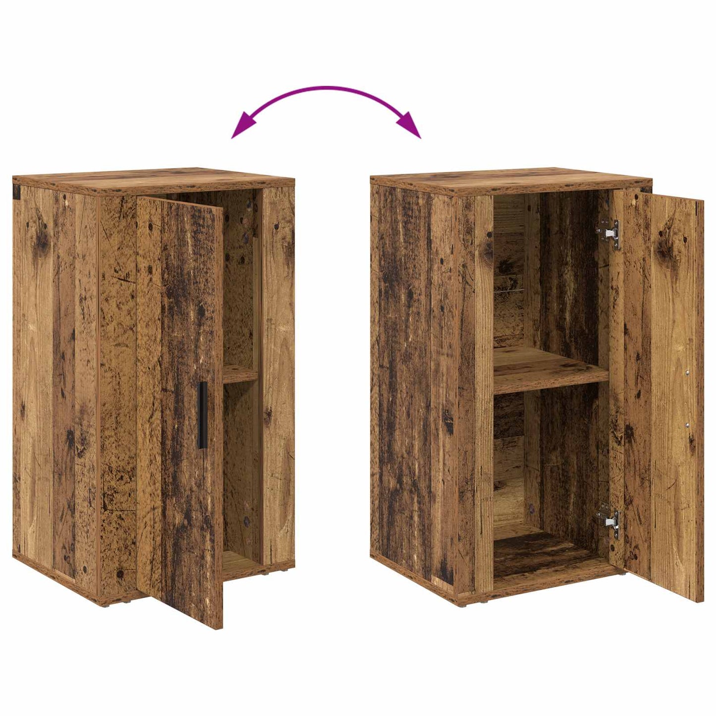 Sideboard Old Wood 40 x 33 x 70 cm Engineered Wood