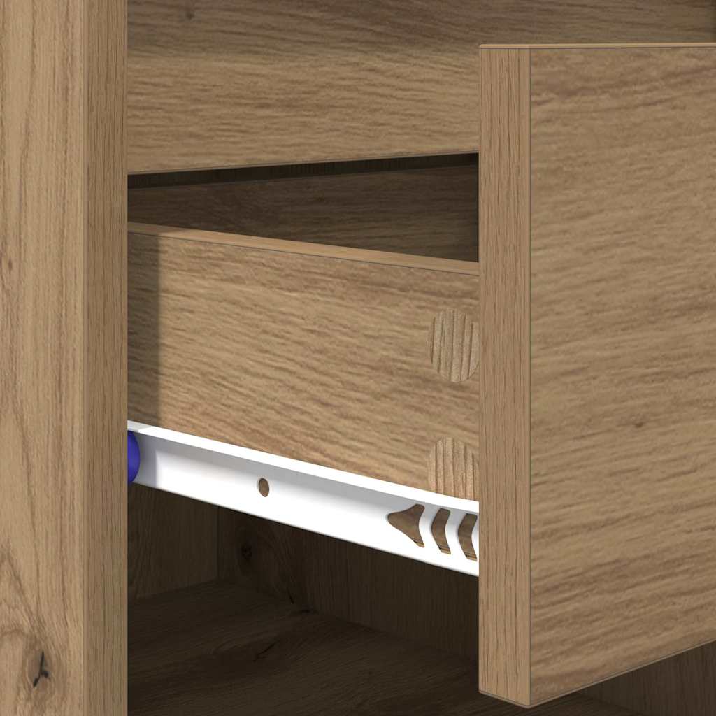 Shoe Cabinet Artisan oak 102 x 36 x 60 cm Engineered wood