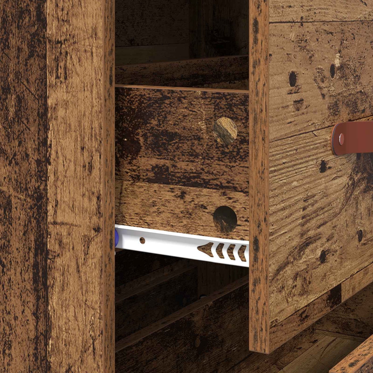 Chest of Drawers Old Wood 69.5 x 34 x 90 cm Engineered Wood
