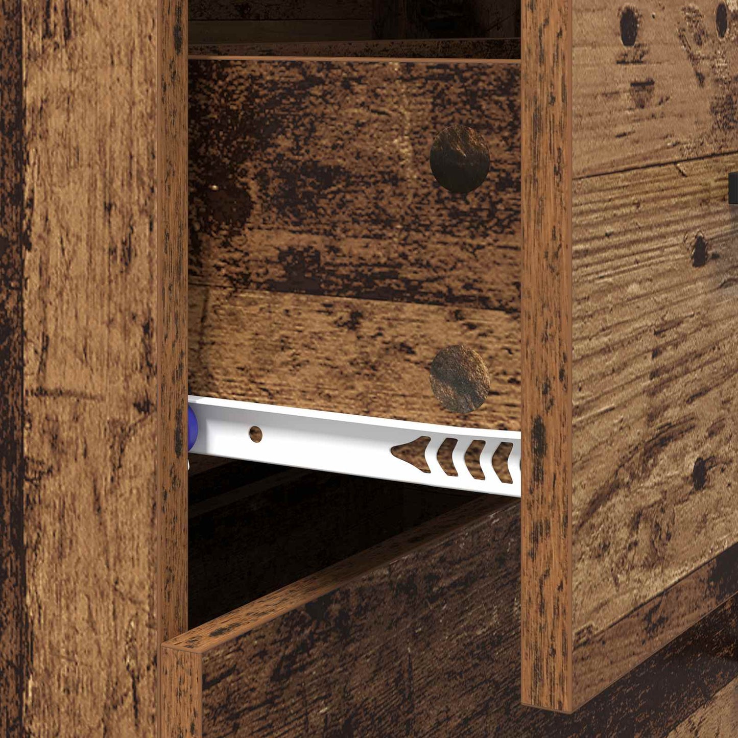 Sideboard Old Wood 69.5 x 34 x 90 cm Engineered Wood and Iron