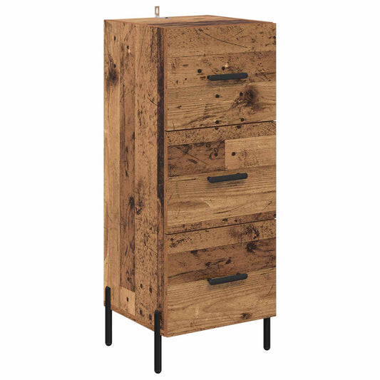 Sideboard Old wood 34 x 34.5 x 90 cm Engineered Wood