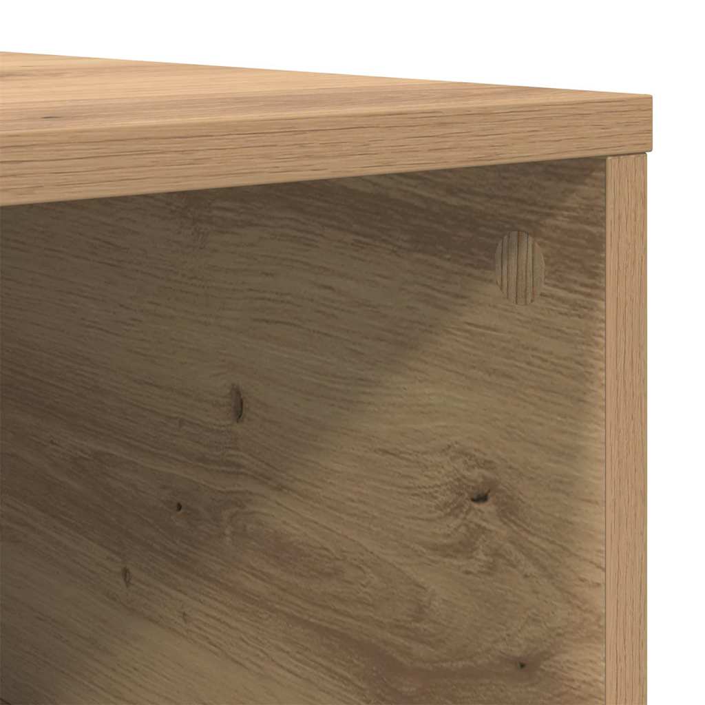 Coffee Table Artisan oak 80 x 80 x 36.5 cm Engineered wood