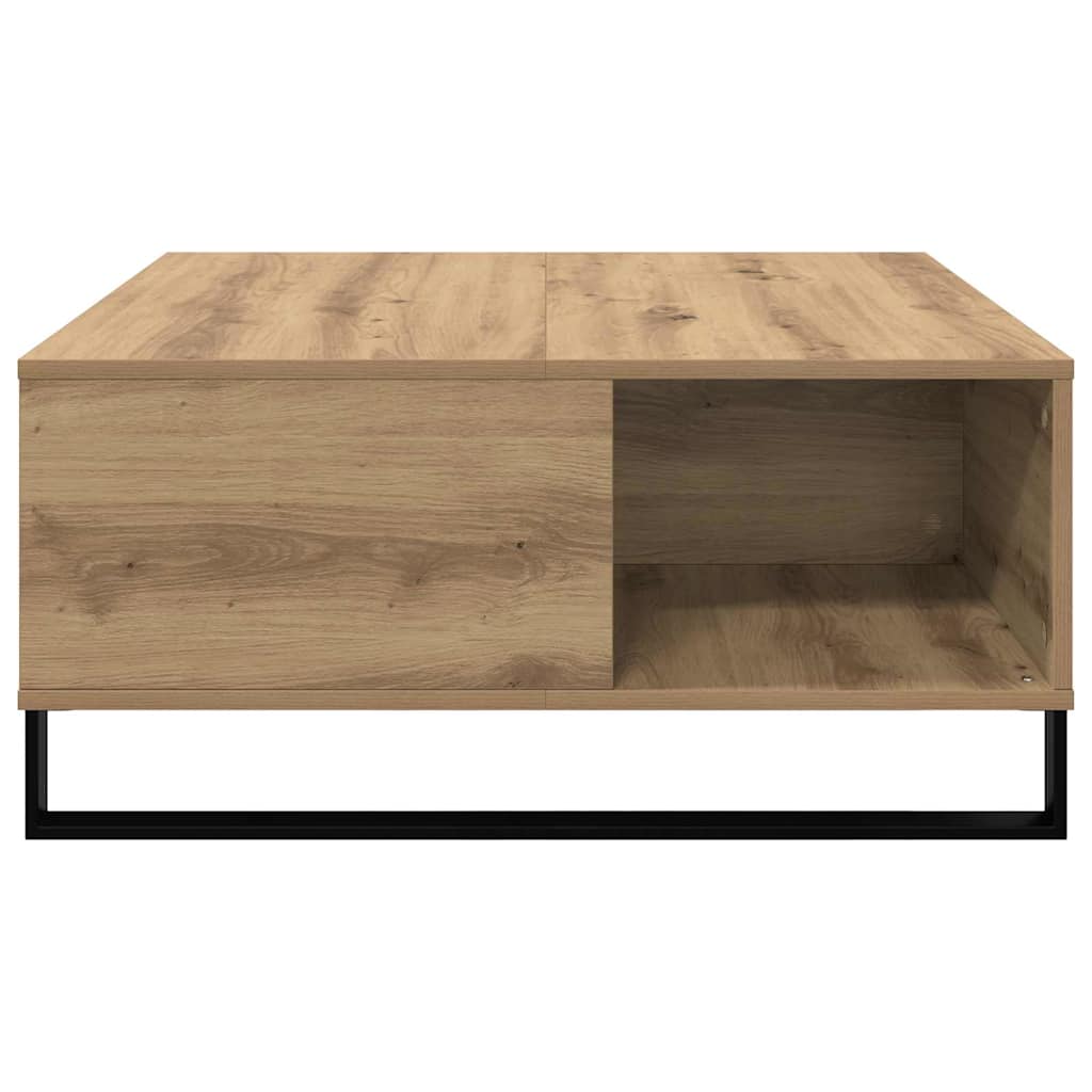 Coffee Table Artisan oak 80 x 80 x 36.5 cm Engineered wood