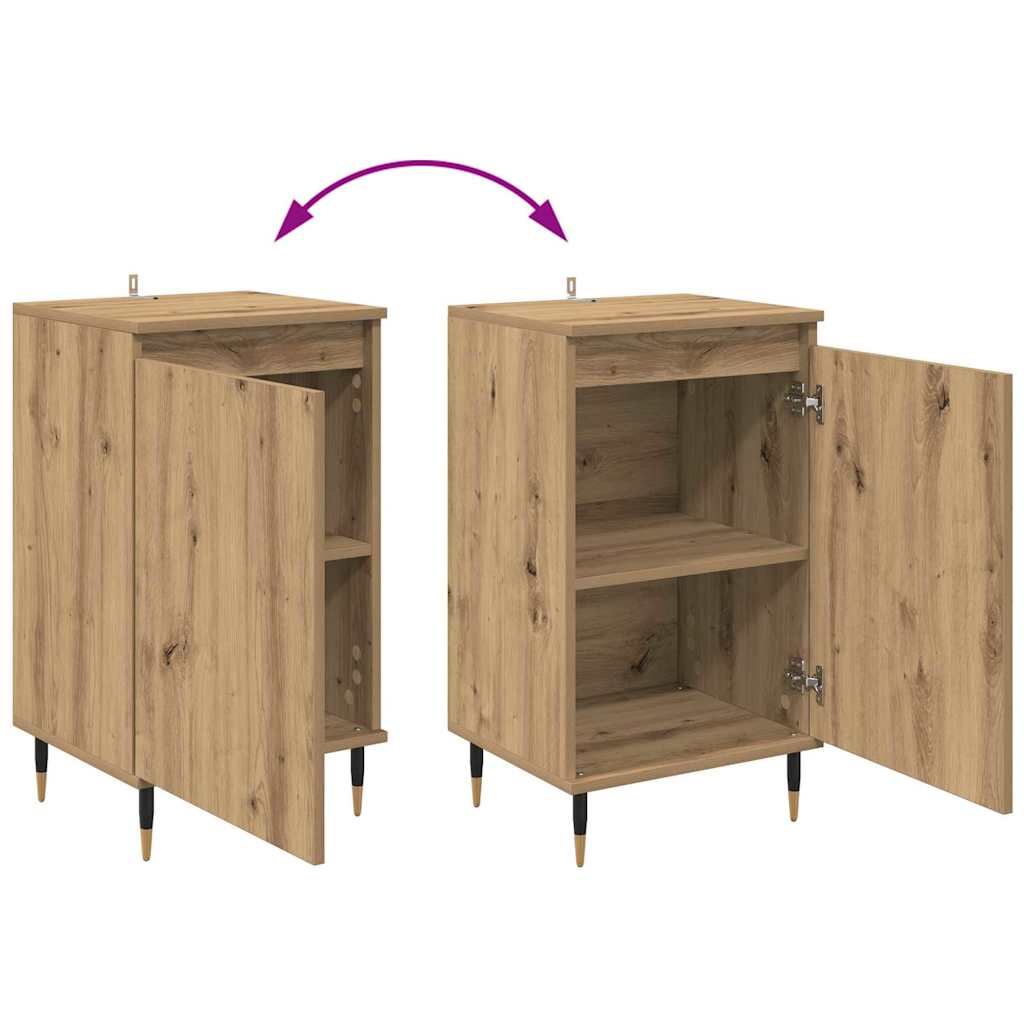 Sideboard 2 pcs Artisan Oak 40 x 35 x 70 cm