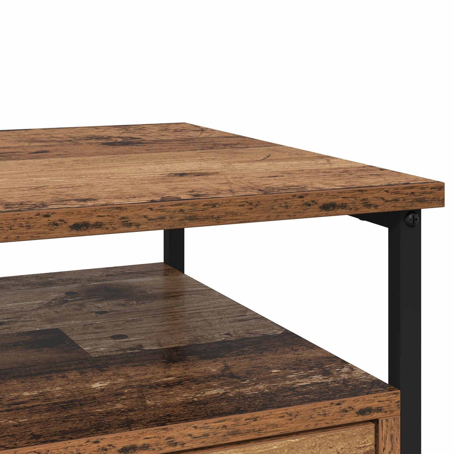 Bedside Cabinet 2 pcs Old Wood 40 x 42 x 55 cm Engineered Wood