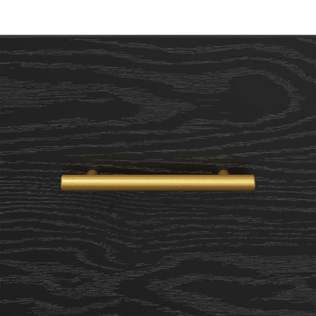 Bedside Cabinet 2 pcs Black Oak 40 x 35 x 47.5 cm